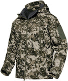 MAGCOMSEN Men's Tactical Army Outdoor Coat Camouflage Softshell Jacket Hunting Jacket