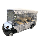 Formosa Covers Premium Tight Weave Golf Cart Driving Enclosure 6 Seater Passenger EZGO 4 + 2 Bench - 119