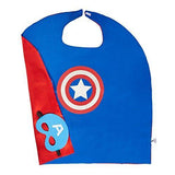 YOHEER Dress Up Costume Set of Superhero 4 Satin Capes with Felt Masks for Kids (4 in Pack)
