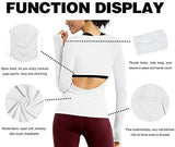 BUBBLELIME Workout Tops for Women Athletic Shirts Soft Modal Sexy Open Back Activewear Yoga Running Outdoor Sports