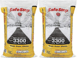 Safe Step Rock Salt/Halite Standard 3300 Ice Melter Non-Corrosive Safe for Concrete Sidewalks, Driveway Pavement- 25 Pound Bag