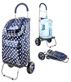 Trolley Dolly, Black Shopping Grocery Foldable Cart