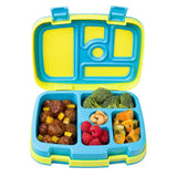 Bentgo Kids Brights – Leak-Proof, 5-Compartment Bento-Style Kids Lunch Box – Ideal Portion Sizes for Ages 3 to 7 – BPA-Free and Food-Safe Materials (Citrus Yellow)