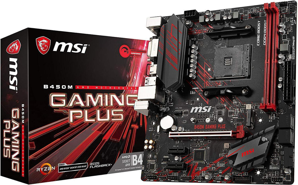 MSI Performance Gaming AMD Ryzen 1st and 2nd Gen AM4 M.2 USB 3 DDR4 HDMI Display Port WiFi Crossfire ATX Motherboard (B450 Gaming PRO Carbon AC)