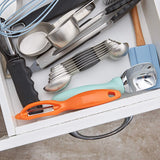 Spring Chef Magnetic Measuring Spoons Set, Dual Sided, Stainless Steel, Fits in Spice Jars, Set of 8