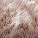 OJIA Deluxe Soft Fuzzy Fur Rugs Faux Sheepskin Shaggy Area Rugs Fluffy Modern Kids Carpet for Living Room Bedroom Sofa Bedside Decor(2 x 3ft, Grey)