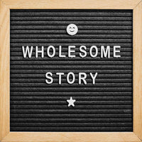 Gray Felt Letter Board - 10x10 Wooden Oak Frame with Wall Mount - 346 Changeable White Alphabet Letters, Numbers, and Emojis - Farmhouse Decor, Vintage, Rustic Sign - Gift Ready Packaging (Gray) BY Wholesome Story