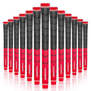 Champkey Multi Compound Golf Grips Set of 13 (5 Oz Solvent,Hook Blade,15 Tapes & Vise Clamp Available)-Choose Between 13 Grips & All Repair Kits and 13 Grips & 15 Tapes