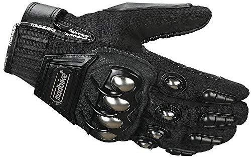 ILM Alloy Steel Bicycle Motorcycle Motorbike Powersports Racing Touchscreen Gloves (M, BLUE)
