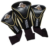 Team Golf NCAA Contour Golf Club Headcovers (3 Count), Numbered 1, 3, & X, Fits Oversized Drivers, Utility, Rescue & Fairway Clubs, Velour lined for Extra Club Protection
