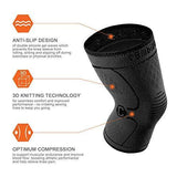 CAMBIVO 2 Pack Knee Brace, Knee Compression Sleeve Support for Running, Arthritis, ACL, Meniscus Tear, Sports, Joint Pain Relief and Injury Recovery