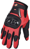 Street Bike Full Finger Motorcycle Gloves 09 (Large, black)